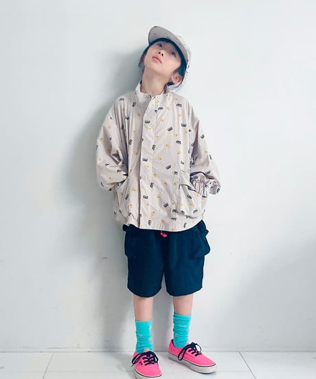 M&SB PATTERNED ZIP BLOUSON