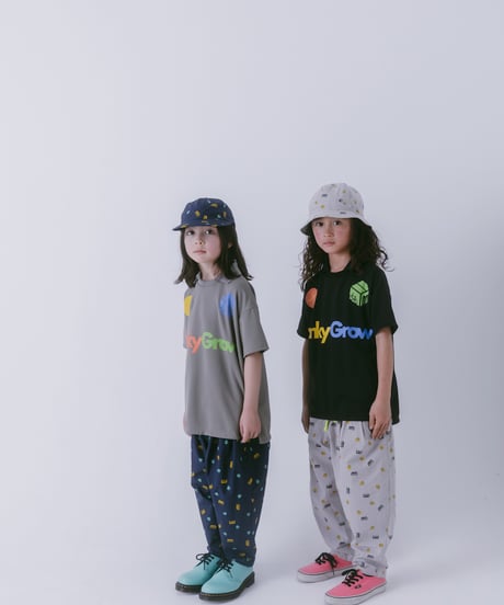 M&SB PATTERNED TEPERED PANTS