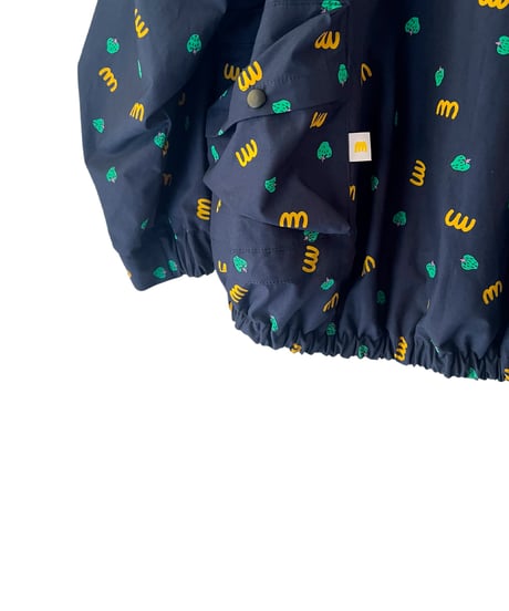 M&SB PATTERNED ZIP BLOUSON