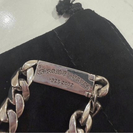 Chrome Hearts フローラルクロス ベイビーIDブレスレット ダイヤ