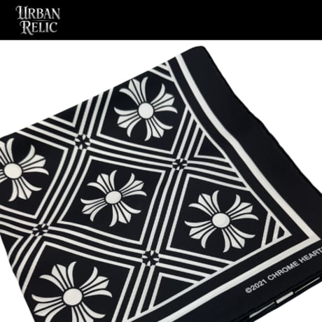 Chrome Hearts クロムハーツ シルク Math Plus スカーフ | URBAN