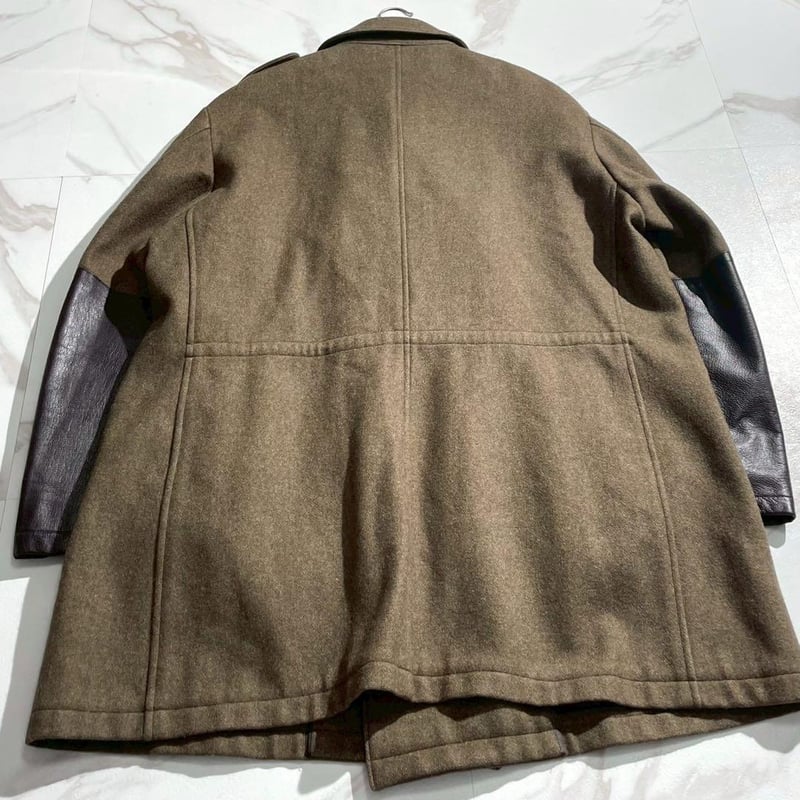 Y's for men Napoleon coat wool panel L | P.C/H