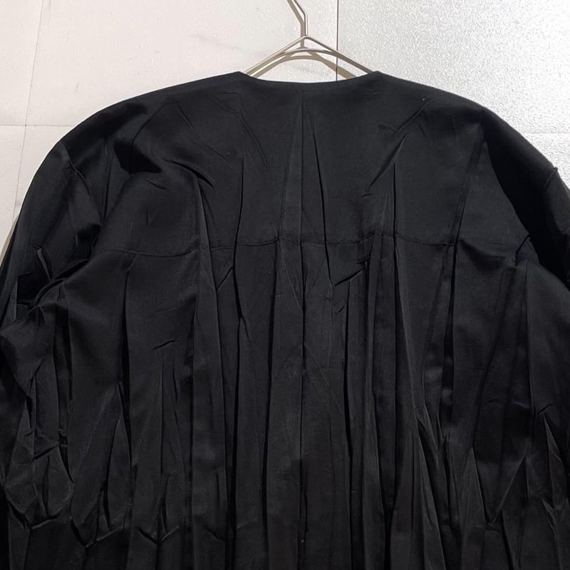 ISSEY MIYAKE collarless jacket 92AW BLK | P.C/H