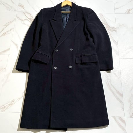 Y's for men 80s Double Chester Coat Navy | P.C/H
