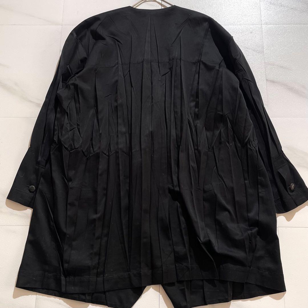 ジャケット・アウター ISSEY MIYAKE collarless jacket 92AW BLK ISSEY MIYAKE collarless jacket 92AW BLK | P.C/H