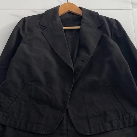Y's jacket long cotton Black 3 ladies