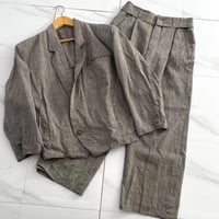 ISSEY MIYAKE MEN 80s Matching cloth gray