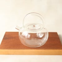 中国茶・煎茶　茶器　ガラス　ティーポット（耐熱）　新品　t-103
