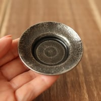 中国茶用　メタル丸茶托　新品  r-85