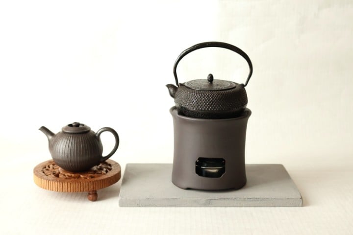 中国茶 炉 アルコールランプ セット 茶炉 茶道具 煎茶 新品 r-95