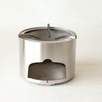 中国茶器｜炉＋アルコールランプ セット｜火力調整付き・茶席を美しく演出　r-84