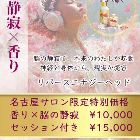 名古屋🌸3回集中チケットリバースエナジーヘッド