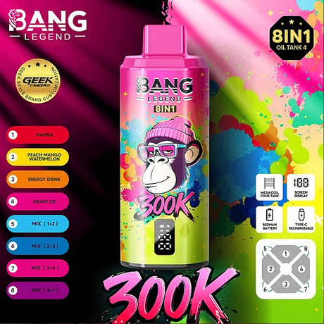 Bang Legend stoll 300000/0mg(ゼロニコチン)