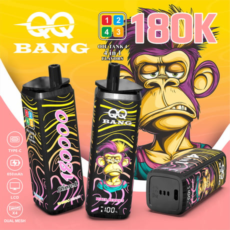 QQ bang 180000/0mg(ゼロニコチン)