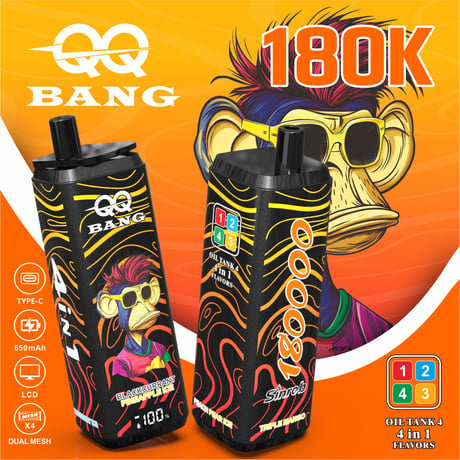 QQ bang 180000/0mg(ゼロニコチン)