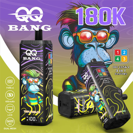 QQ bang 180000/0mg(ゼロニコチン)