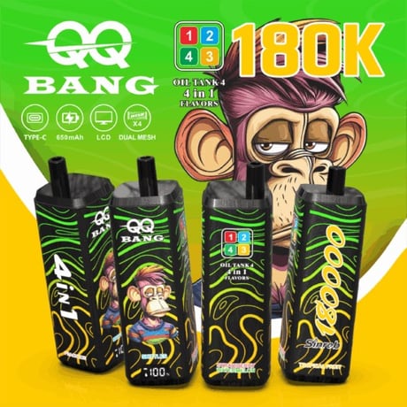 QQ bang 180000/0mg(ゼロニコチン)