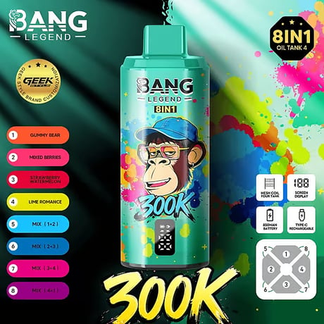 Bang Legend stoll 300000/0mg(ゼロニコチン)