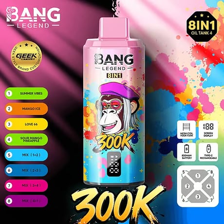 Bang Legend stoll 300000/0mg(ゼロニコチン)