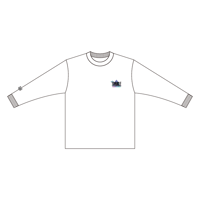 【番組内着用】the TRYANGLE ロングスリーブTシャツ　白