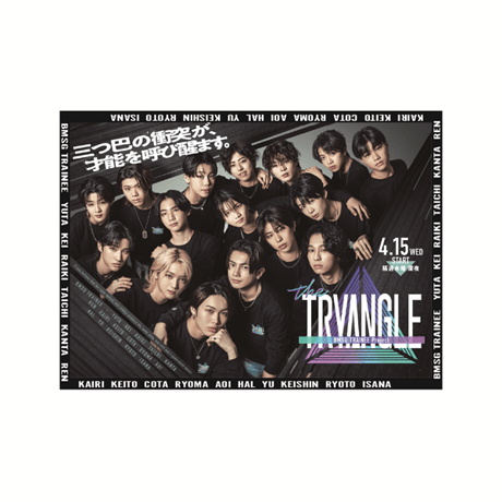 the TRYANGLE ダイカットステッカーセット BLUE Ver