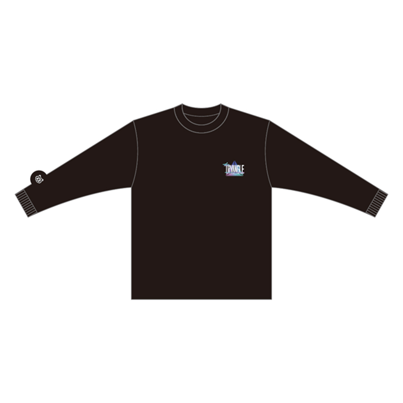 番組内着用】the TRYANGLE ロングスリーブTシャツ 黒 | 『BMSG TRAIN