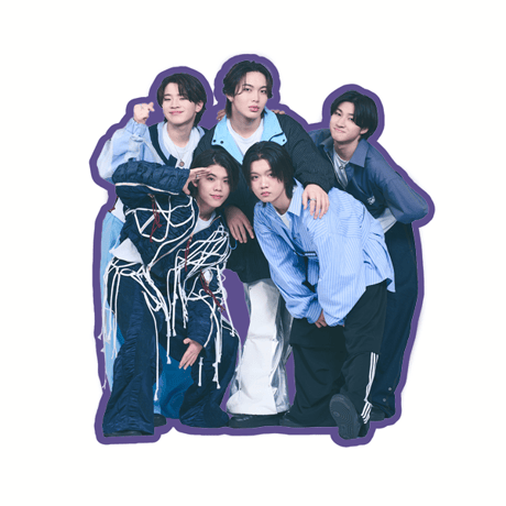 the TRYANGLE ダイカットステッカーセット BLUE Ver