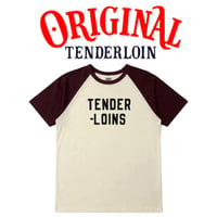 TENDERLOIN RAGLAN SLEEVE T-SHIRTS BURGUNDY