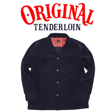 TENDERLOIN CORDUROY SHIRTS DARK NAVY