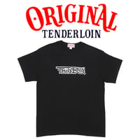 TENDERLOIN Bee LOGO T-SHIRTS 6.0oz PREMIUM COTTON 100% BLACK