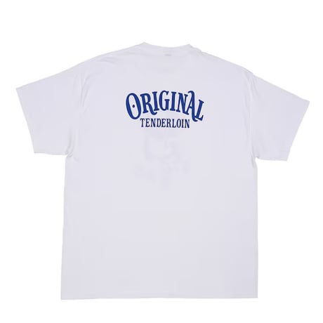 TENDERLOIN ZIGZAG T-SHIRTS 6.0oz PREMIUM COTTON 100% WHITE
