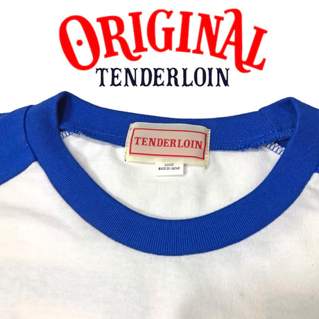TENDERLOIN CHIEFS 17 3/4 SLEEVE T-SHIRTS 5.6oz PREMIUM COTTON 100% BLUE
