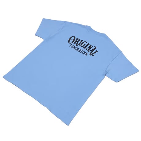 TENDERLOIN ZIGZAG T-SHIRTS 6.0oz PREMIUM COTTON 100% SAX