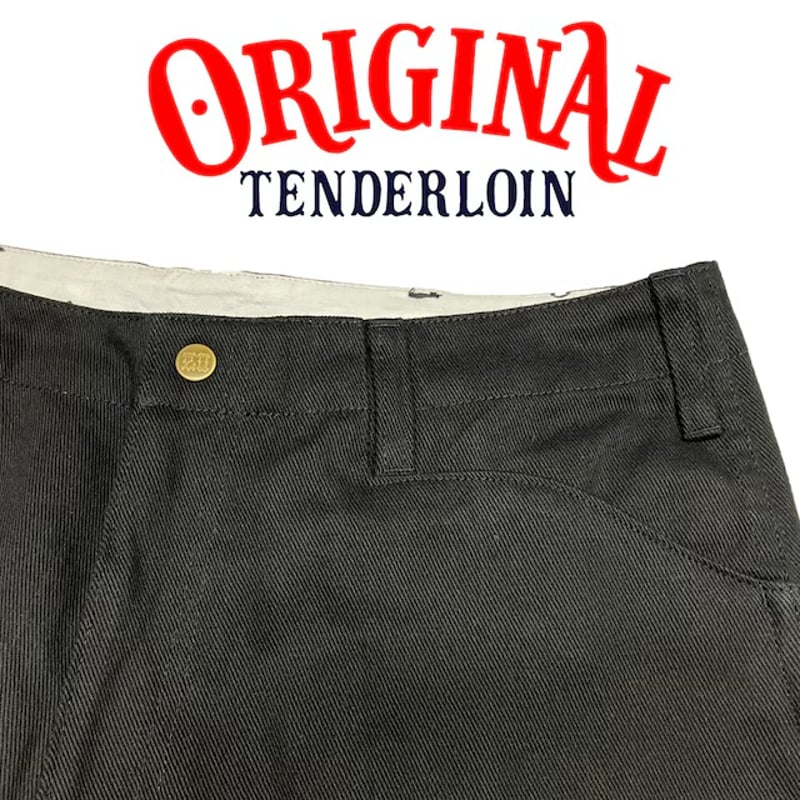 TENDERLOIN WORK PANTS BLACK | ORIGINAL TENDERLO
