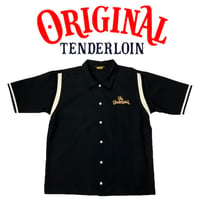 TENDERLOIN BOWLING SHIRTS BLACK GOLD EMBROIDERY