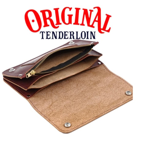 TENDERLOIN TRUKER WALLET LONG BURGUNDY