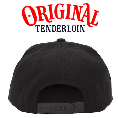 TENDERLOIN テンダーロイン CAP OT フラット バイザー ベースボール キャップ ブラック
