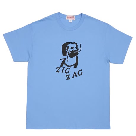TENDERLOIN ZIGZAG T-SHIRTS 6.0oz PREMIUM COTTON 100% SAX