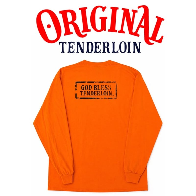 TENDERLOIN GOD BLESS LONG SLEEVE TEE 6.0oz PREM