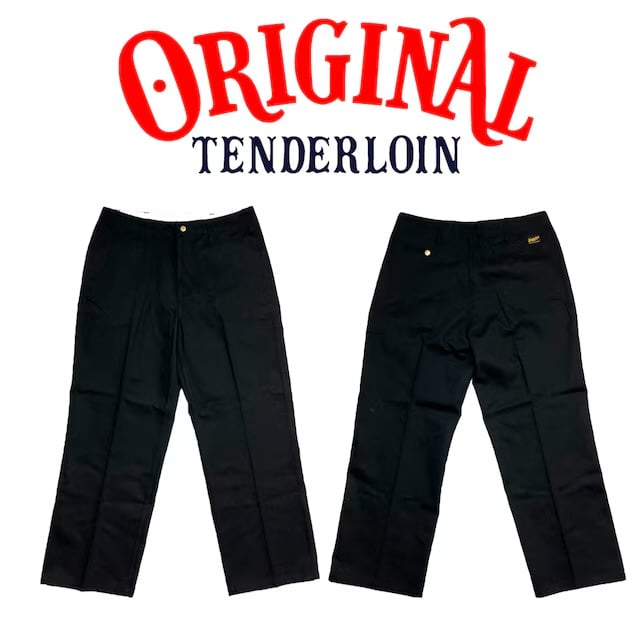 TENDERLOIN WORK PANTS BLACK | ORIGINAL TENDERLO
