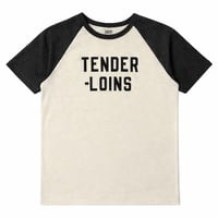 TENDERLOIN RAGLAN SLEEVE T-SHIRTS SUMI BLACK