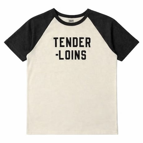TENDERLOIN RAGLAN SLEEVE T-SHIRTS SUMI BLACK
