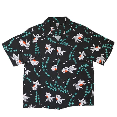 TENDERLOIN GOLD FISH WITH LUCK 金魚 HAWAIIAN SHIRT