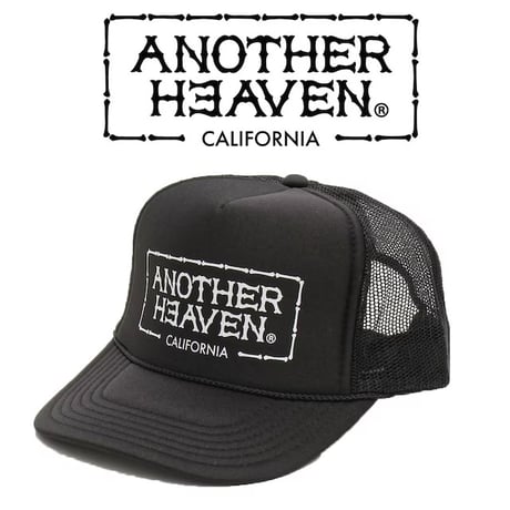 ANOTHER HEAVEN BASEBALL CAP BLACK