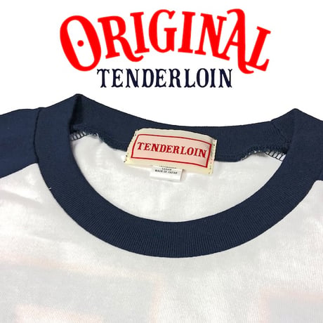 TENDERLOIN CHIEFS 17 3/4 SLEEVE T-SHIRTS 5.6oz PREMIUM COTTON 100% NAVY