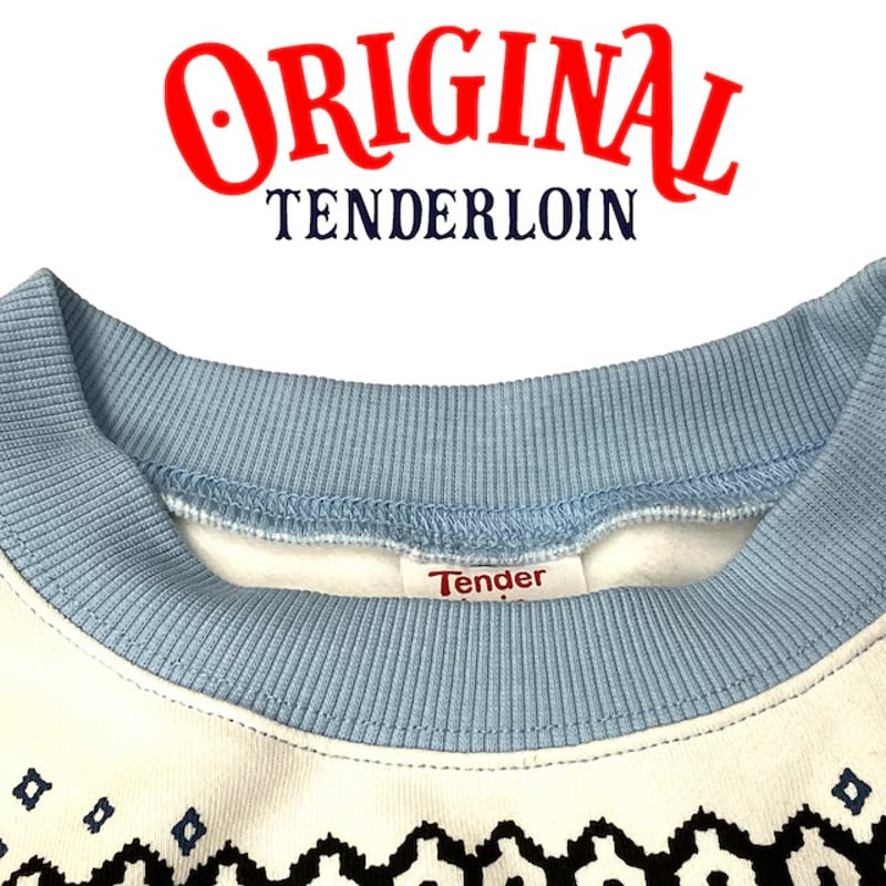 TENDERLOIN NORDIC SWEATSHIRTS SAX | ORIGINAL TE