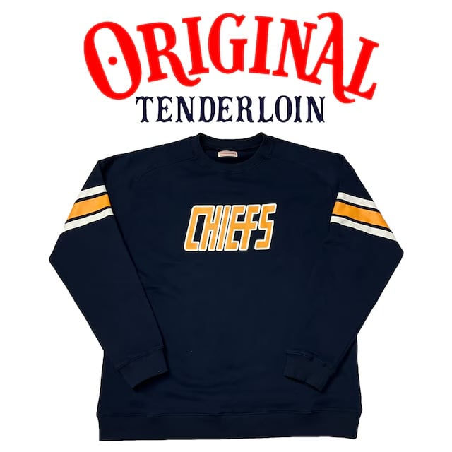 TENDERLOIN CHIEFS SWEATSHIRTS NAVY | ORIGINAL T