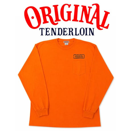 TENDERLOIN GOD BLESS LONG SLEEVE TEE 6.0oz PREMIUM COTTON 100%