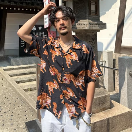TENDERLOIN “ONE HUNDRED TIGERS （百虎）” ALOHA SHIRTS