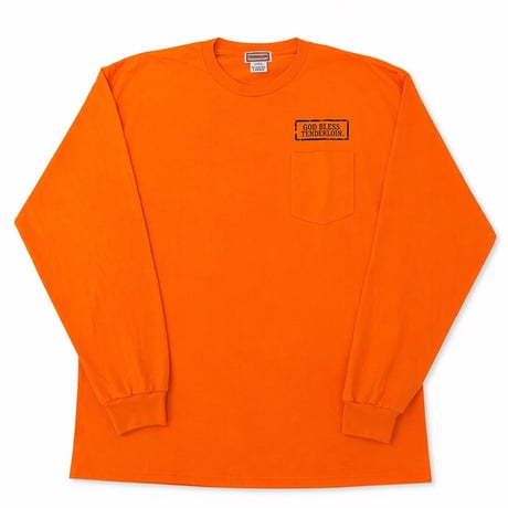TENDERLOIN GOD BLESS LONG SLEEVE TEE 6.0oz PREMIUM COTTON 100%
